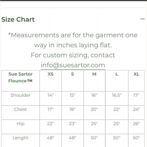 Sue Sartor XL Flounce Shorty - Blue Hydrangea- New - Picture 8 of 11